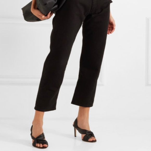 Jimmy Choo Lalia Black Leather 85 Sandals Heels Size 36 - Picture 4 of 12